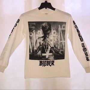 Justin Bieber long‎ sleeve T-shirt